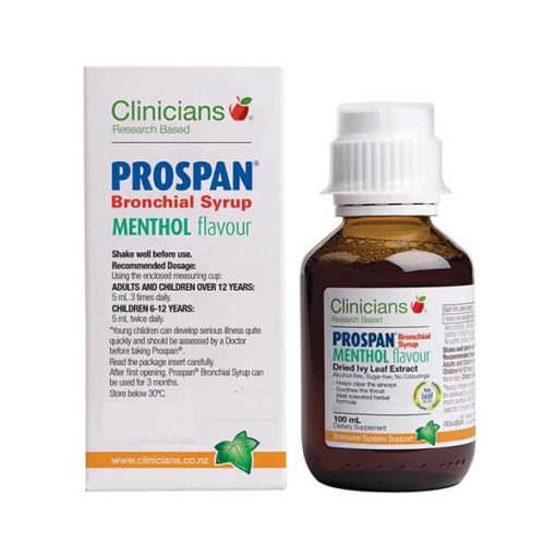 Clinicians Prospan Menthol Syrup        100ml