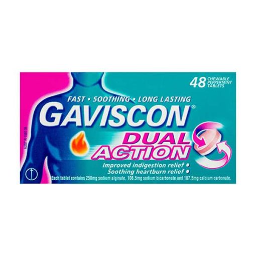 Gaviscon Dual Action        48 Tablets