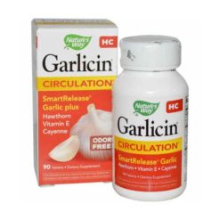 Nature's Way Garlicin HC Circulation        90 Tablets