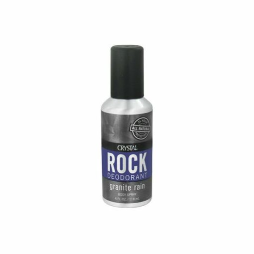 Rock Mens Deodorants      Granite Rain 4oz Spray