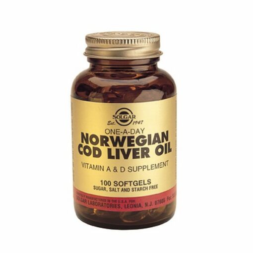 Solgar Norwegian Cod Liver Oil        100 Capsules