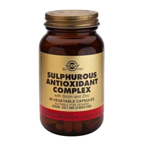 Solgar Sulphurous Antioxidant Complex 90 VegeCapsules