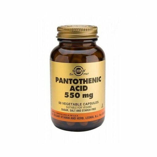 Solgar Vitamin B5 550mg (pantothenic Acid)        50 VegeCapsules
