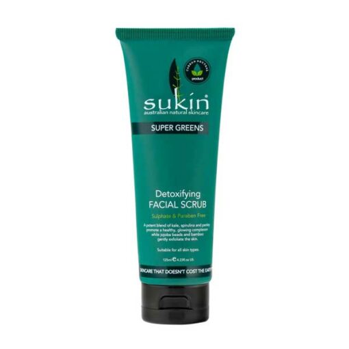 Sukin Super Greens Detoxifying Face Scrub 125ml