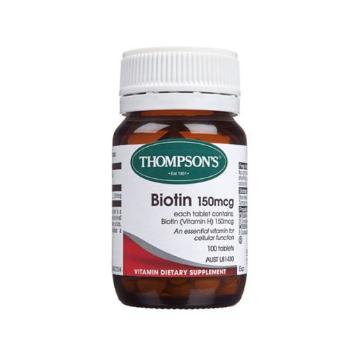 Thompsons Biotin 150mcg        100 Tablets