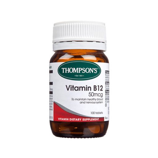Thompsons Vitamin B12 50mcg        100 Tablets