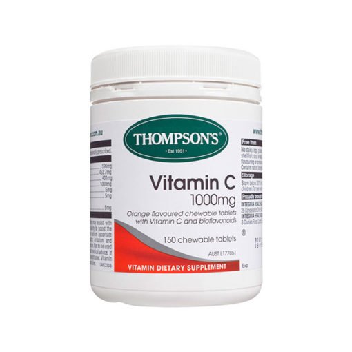 Thompsons Vitamin C 1000mg Chewable        150 Tablets