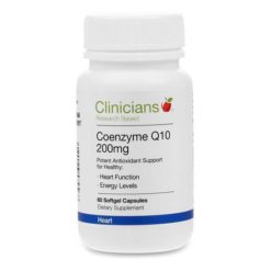 Clinicians Coenzyme Q10 200mg Softgel        60 Capsules