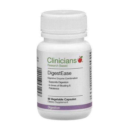 Clinicians Digestease with Tolerase        90 VegeCapsules