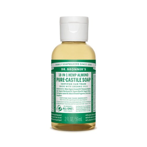 Dr Bronners Pure Castile Liquid Soap Almond        59ml