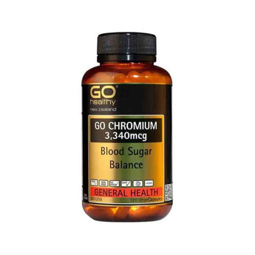 Go Chromium 3340mcg - Blood Sugar Balance        60 VegeCapsules