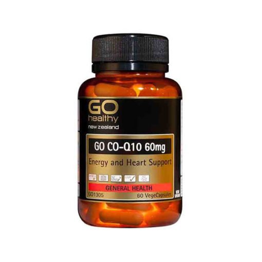 Go COQ10 60mg - Energy & Heart        60 VegeCapsules