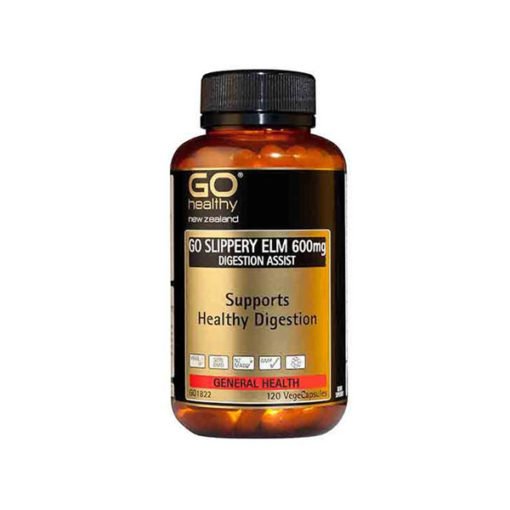 Go Slippery Elm 600mg - Digestion Support        60 VegeCapsules