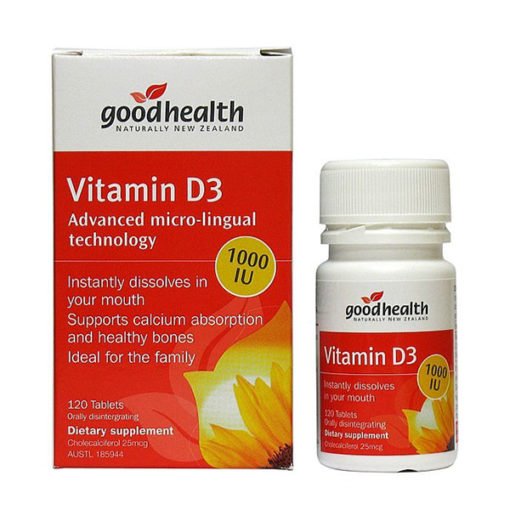 Good Health Vitamin D3 1000IU        60 Tablets