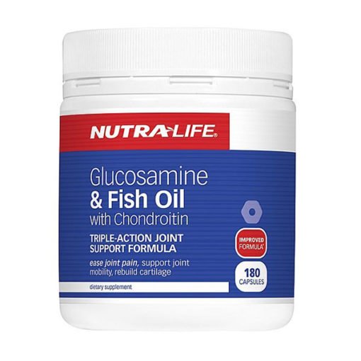 Nutra Life Glucosamine & Fish Oil With Chondroitin        180 Capsules
