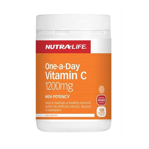 Nutra Life One-a-day Vitamin C 1200mg High Potency        120 Tablets