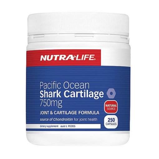 Nutra Life Pacific Ocean Shark Cartilage 750mg        250 Capsules