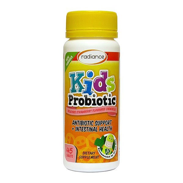 Radiance Kids Probiotic Strawberry Chewable        45 Tablets
