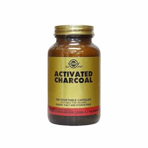 Solgar Activated Charcoal        100 VegeCapsules