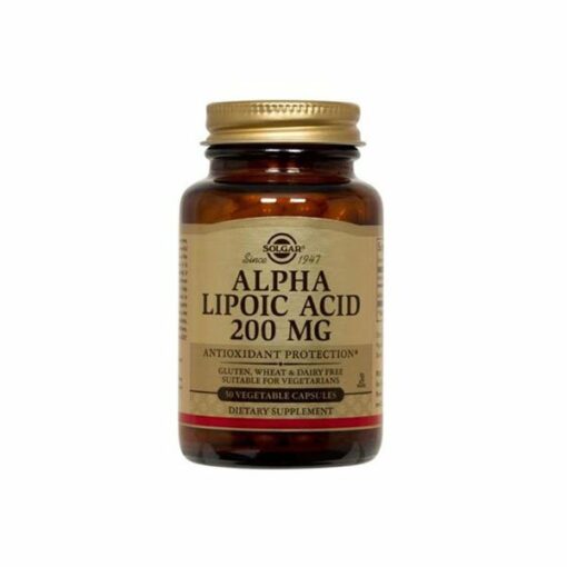 Solgar Alpha Lipoic Acid 200mg        50 VegeCapsules