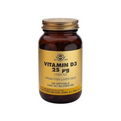 Solgar Vitamin D3 1000 IU (25ug)        100 Capsules